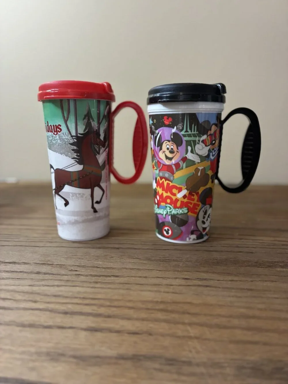 Walt Disney World Resort Reusable Refillable 16oz Mug; Lot of 6; Assorted
